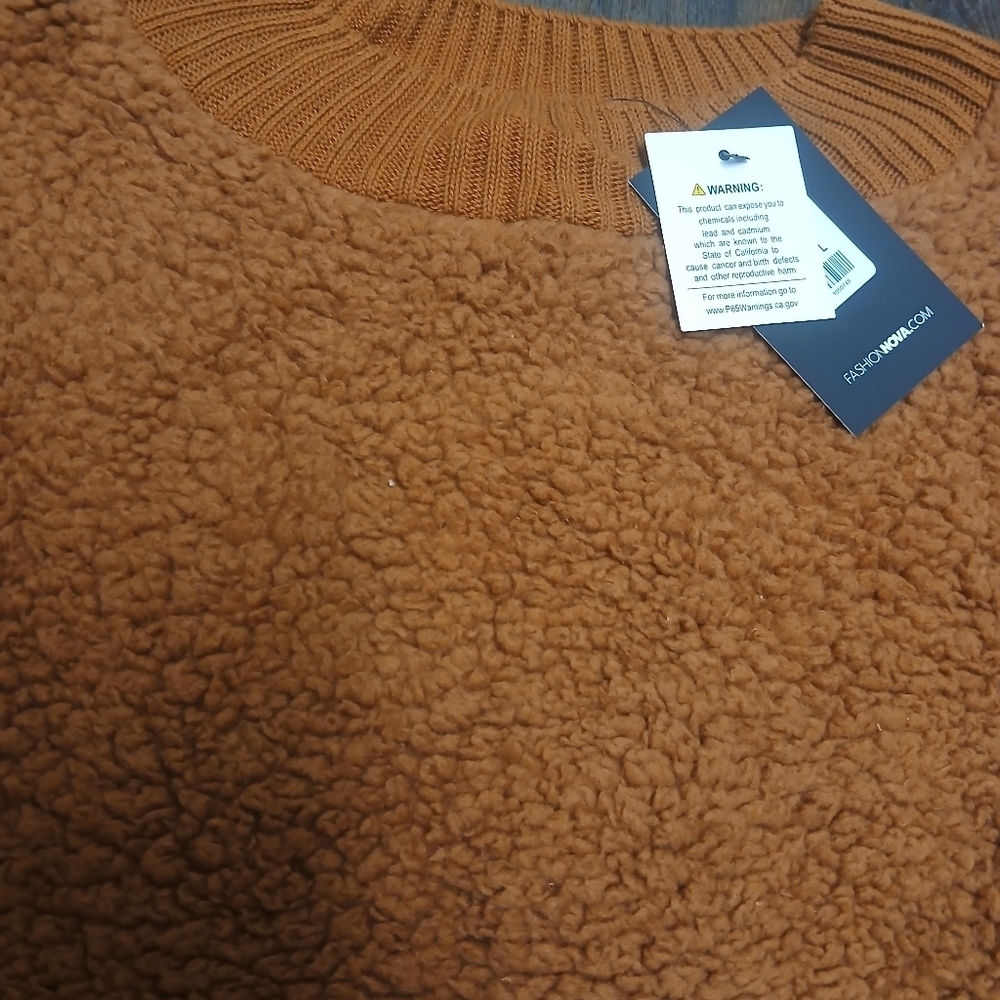 Cozy Rust Sweater - Picture 3 of 4
